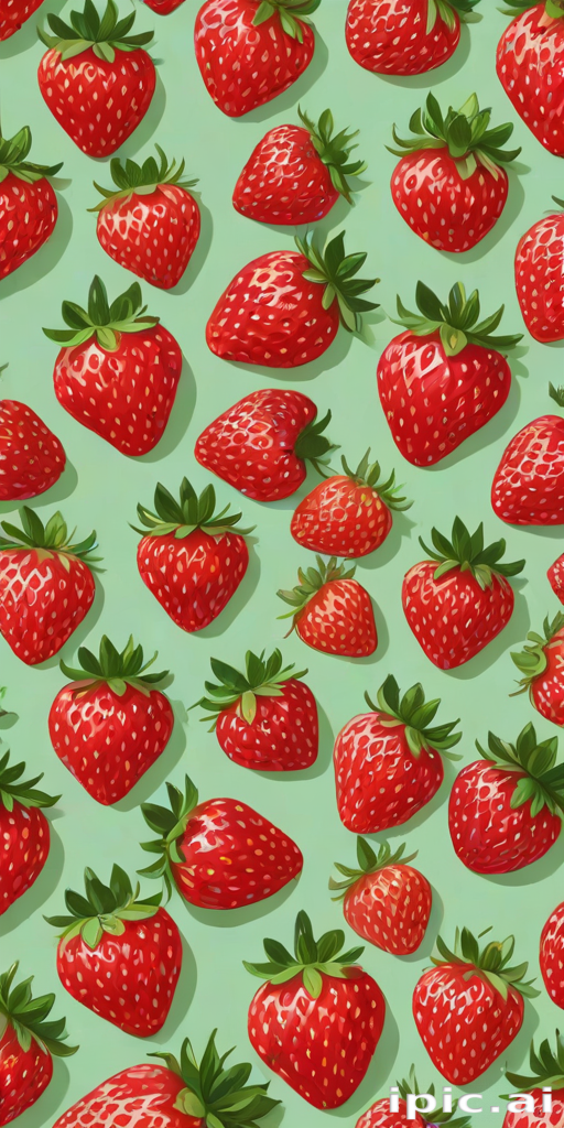 strawberry background aesthetic