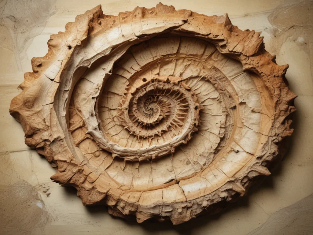 fossil drawing