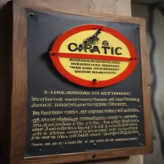 warning sign