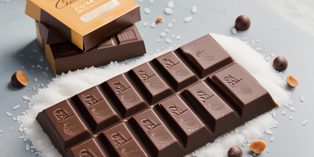 sea salt and caramel chocolate