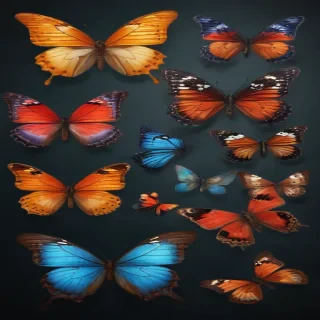 png butterflies