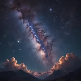 starry background aesthetic
