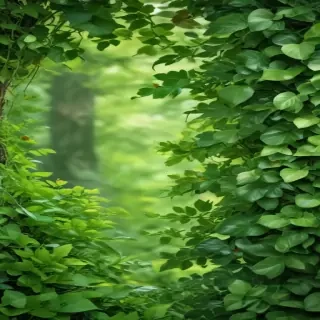green leaves background