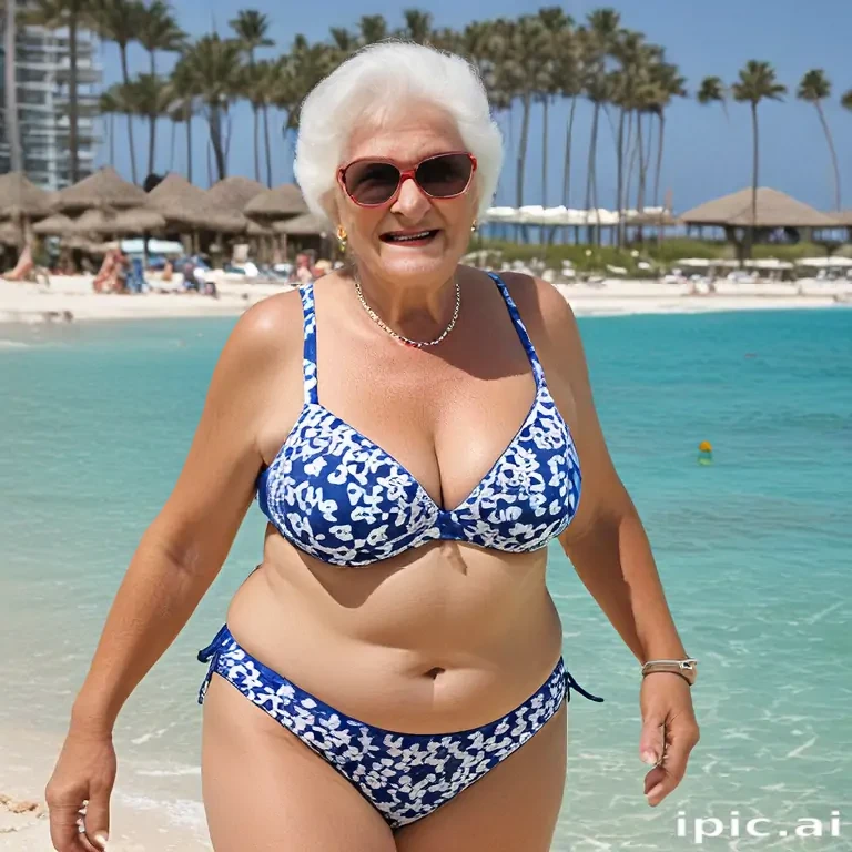 fat granny in bikini