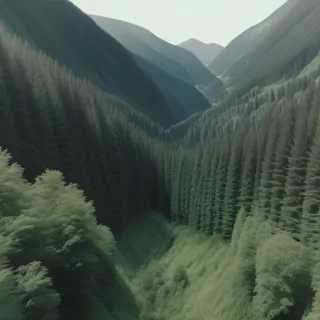 green forest aesthetic