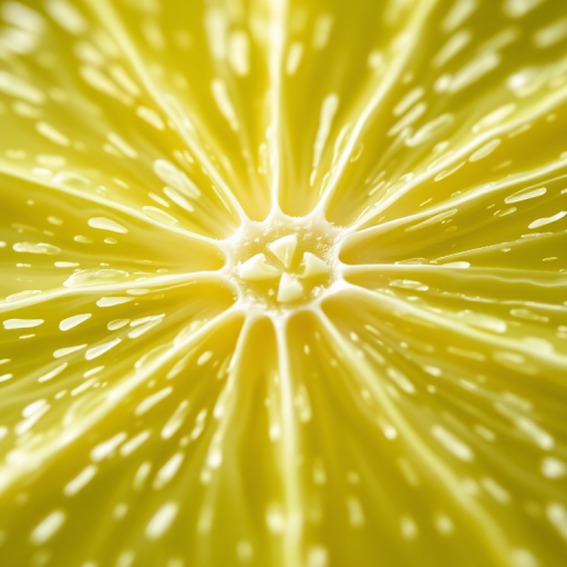 A vibrant close-up of a sliced lime showing detailed textural patterns, with a shallow depth of field at f/2.8, ISO 100, 50mm lens, natural soft lighting, captured using a DSLR camera for enhanced image quality.