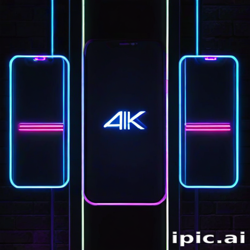 4k neon phone wallpaper