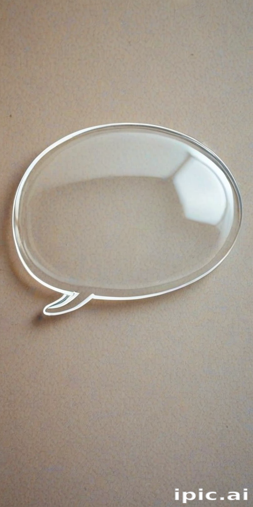 transparent thought bubble
