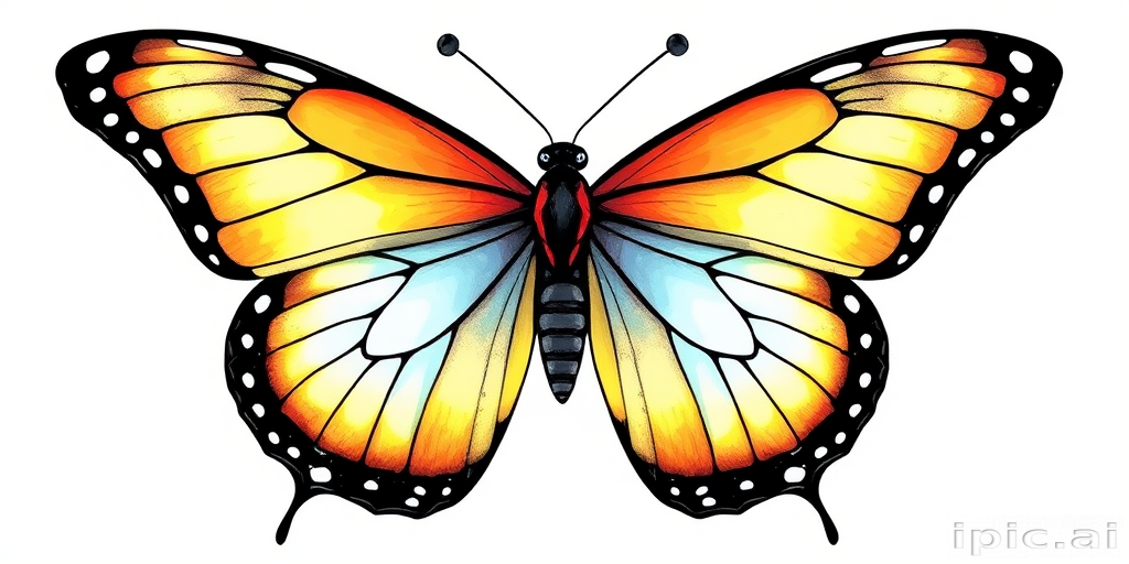 butterfly drawing png