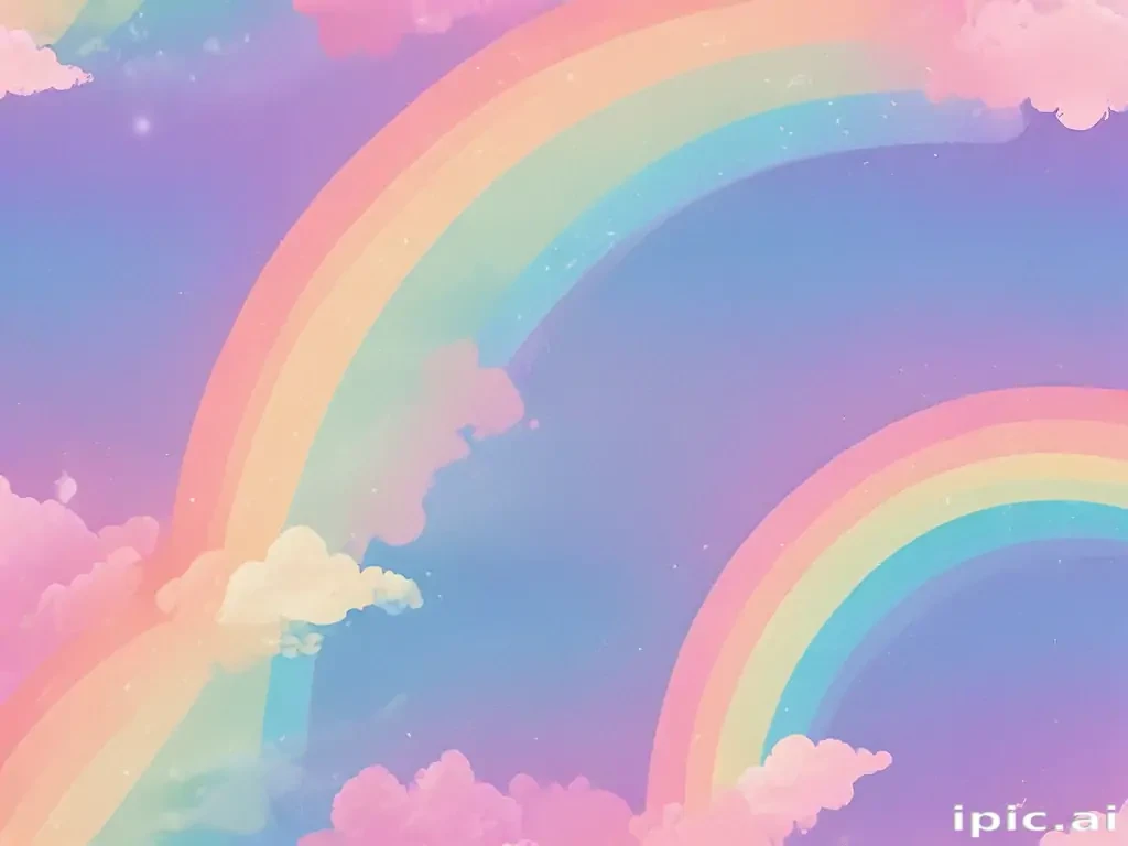 aesthetic rainbow backgrounds