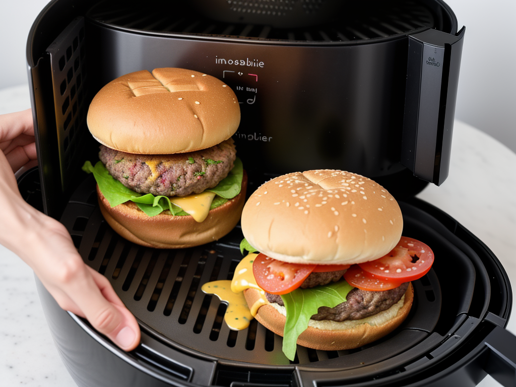 impossible burgers in air fryer