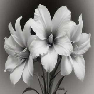 pencil drawing flowers