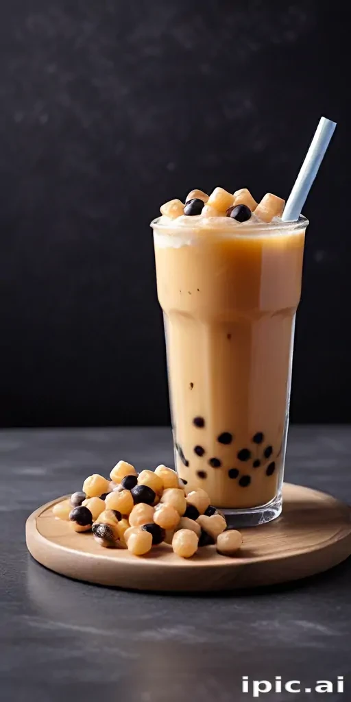 milk tea boba wallpaper