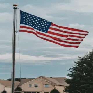american flag aesthetic