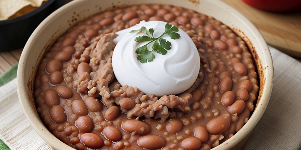 refried beans in a bag