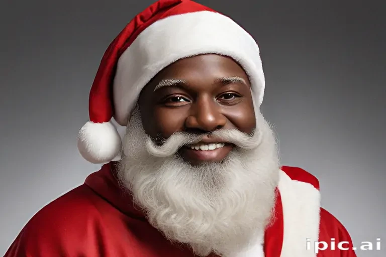 black santa png
