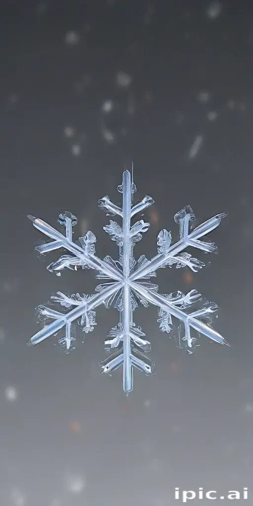 transparent snowflake