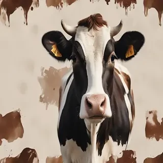 aesthetic cow print wallpaper