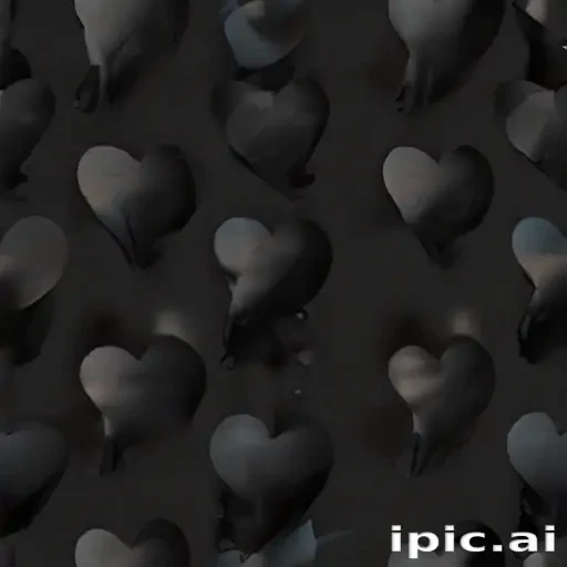 black heart transparent