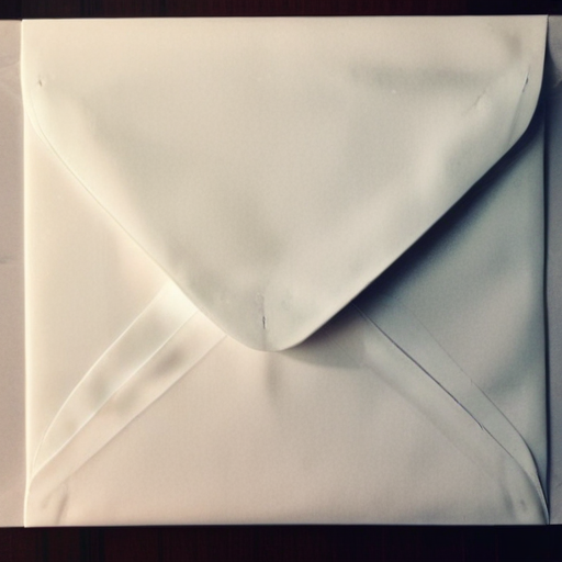 Envelope With A T on it png