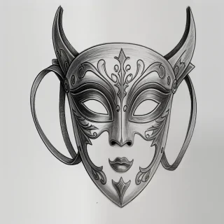 mask drawing