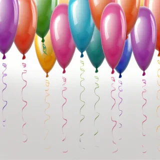 background balloons