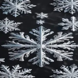 snowflake clipart free