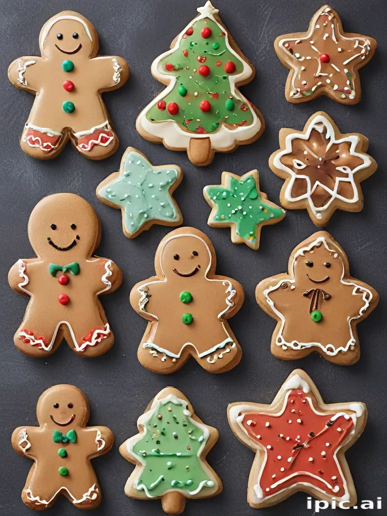 clip art christmas cookies