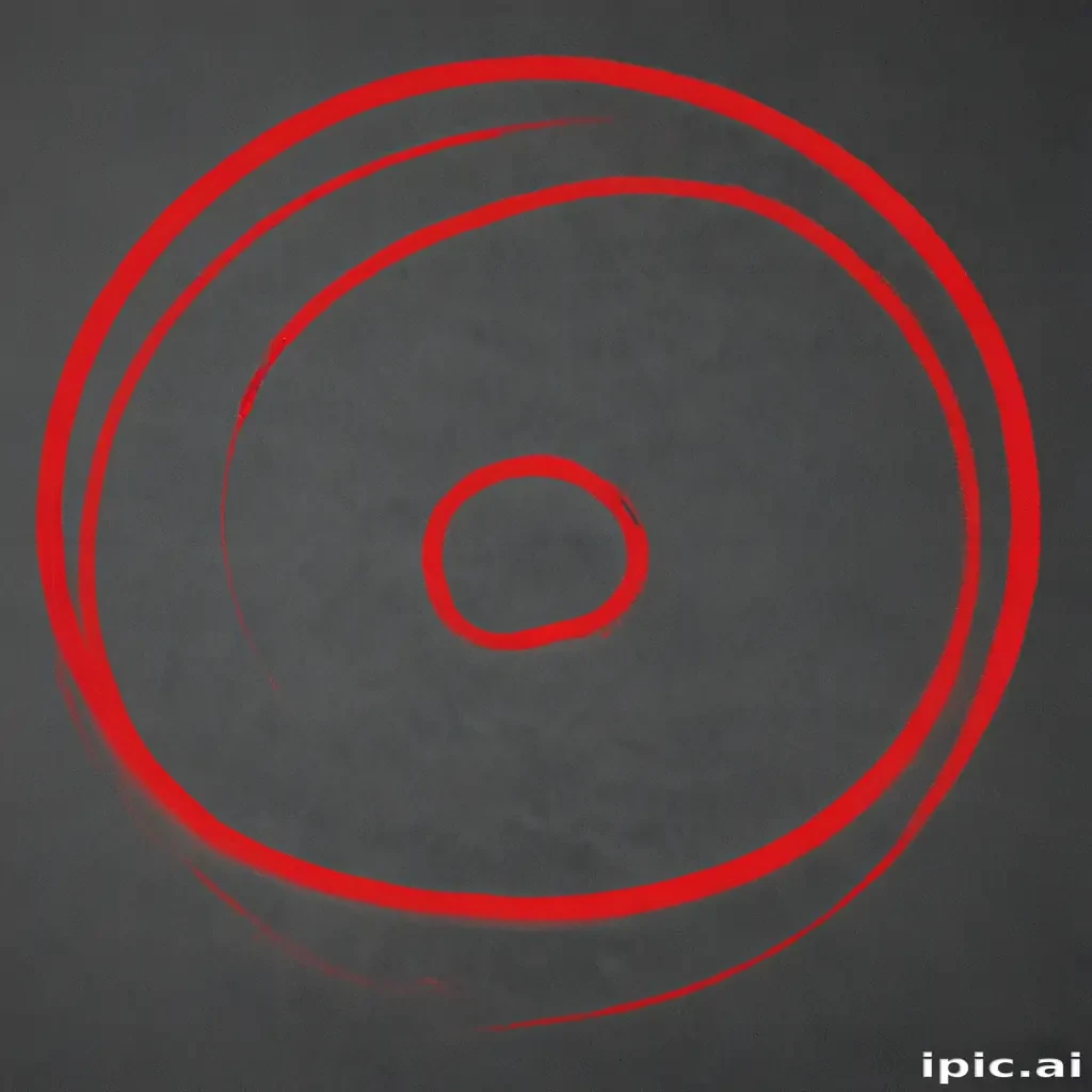 red circle