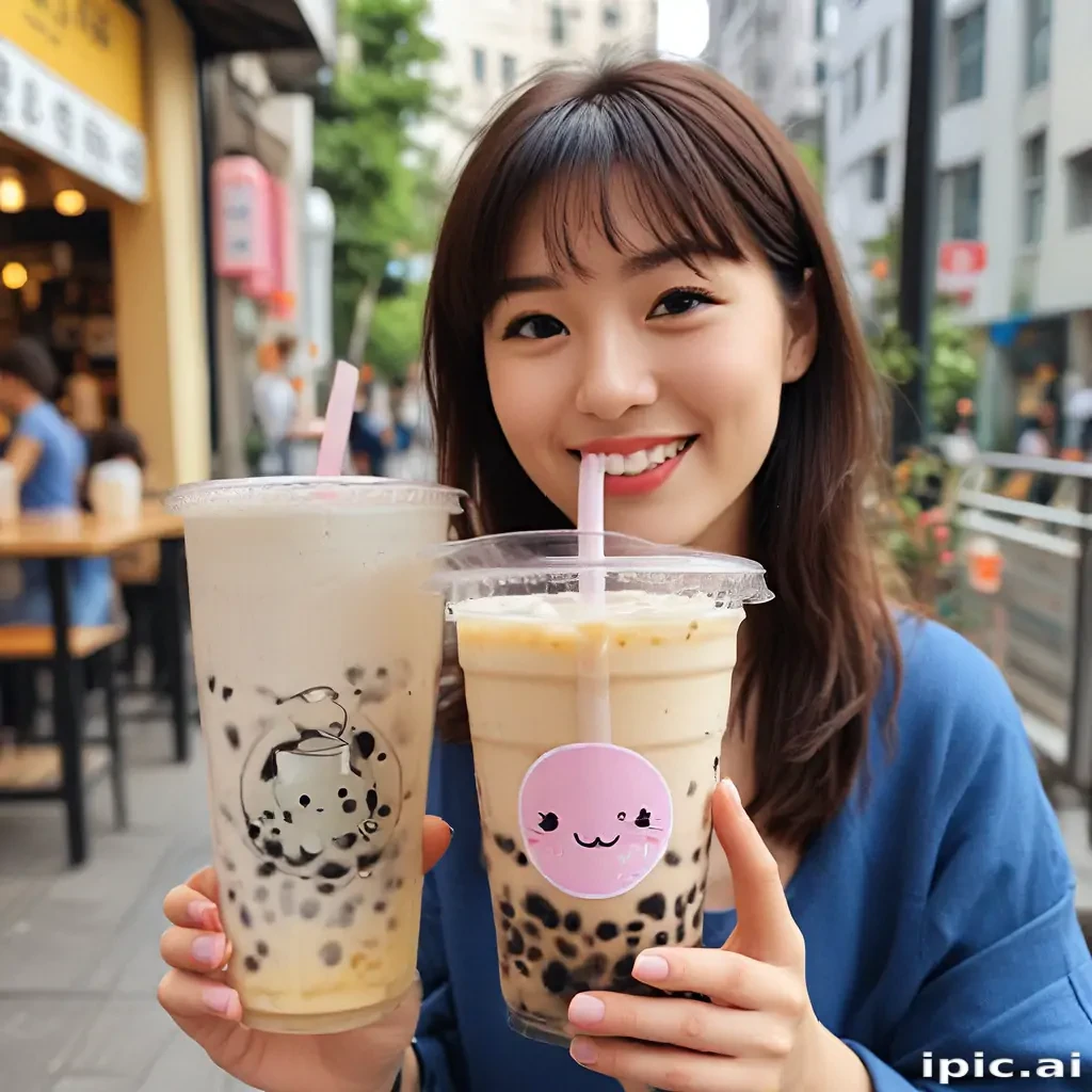 bubble tea cute