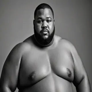 fat man black