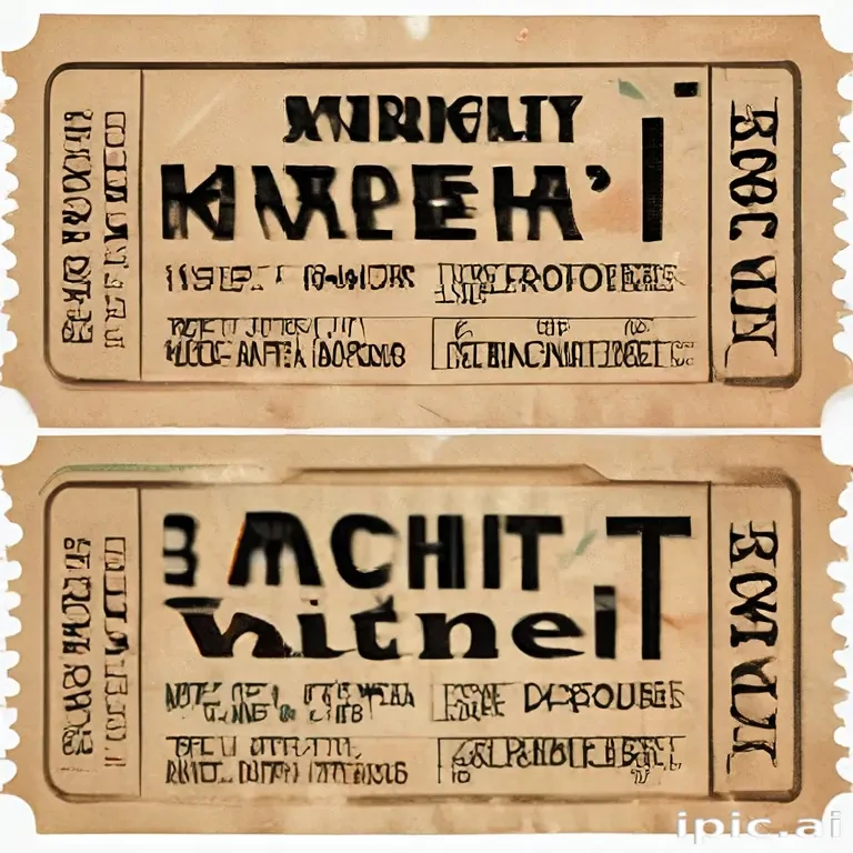 ticket clipart