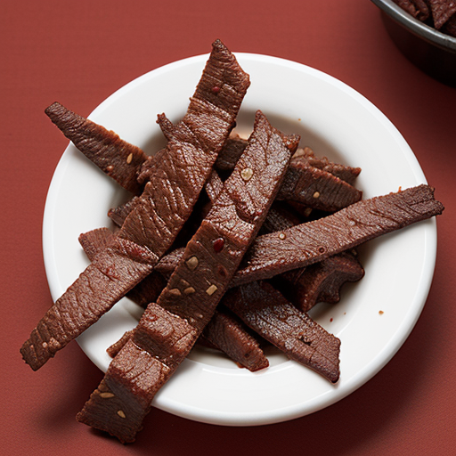 sweet and hot beef jerky