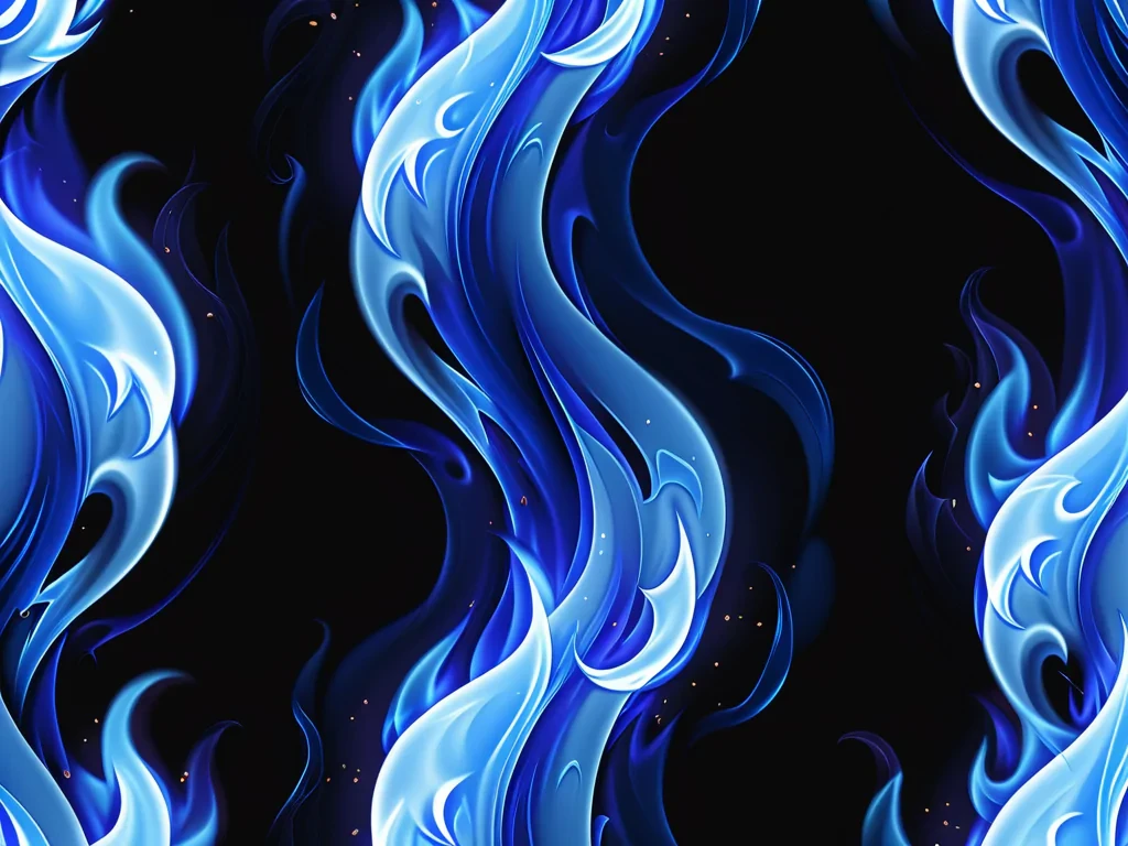 blue flame background