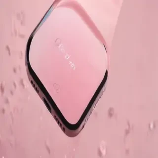 light pink phone background