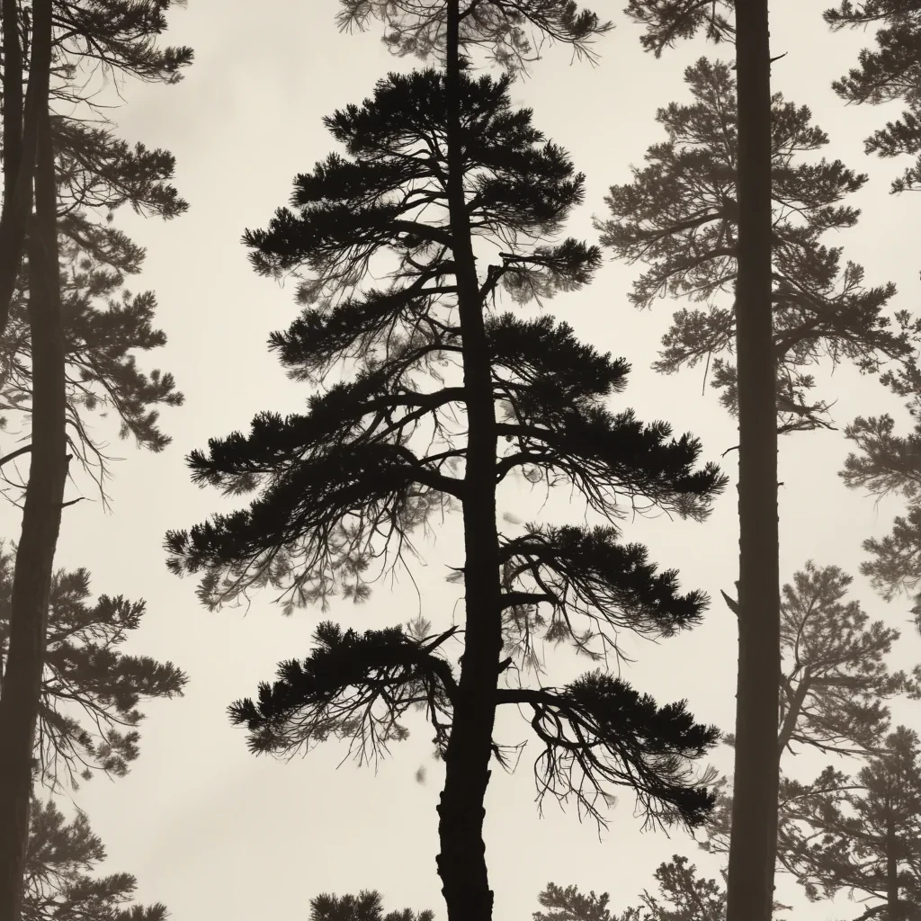 pine tree silhouette png