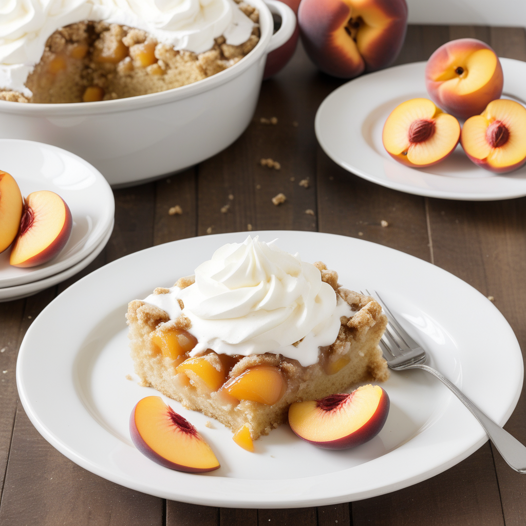 peach cobbler crock pot cake mix