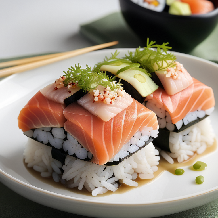 sushi bake recipe salmon and crab