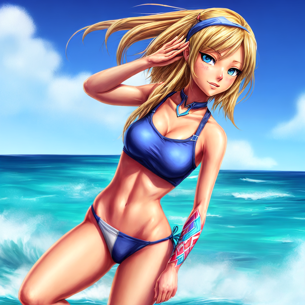 Free Ai Image Generator - High Quality and 100% Unique Images - iPic.Ai Astrid  Hofferson, swimsuit, anime art style, artistic