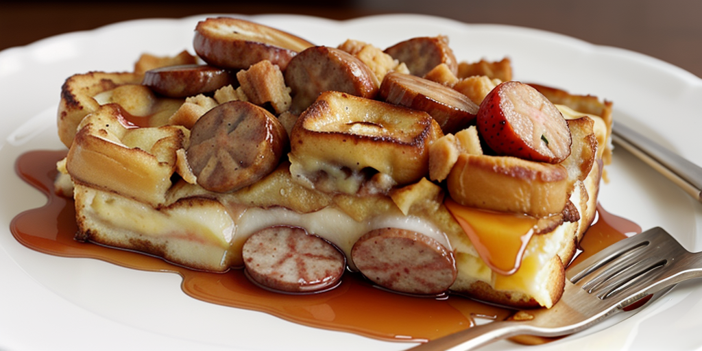 french toast casserole with sausage