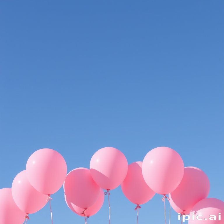 pink balloons png