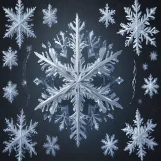 snowflake clipart free