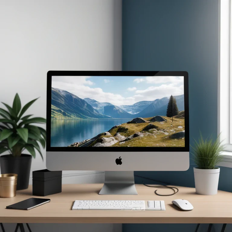 pc screen mockup
