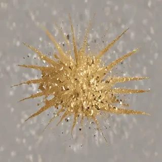 gold glitter png