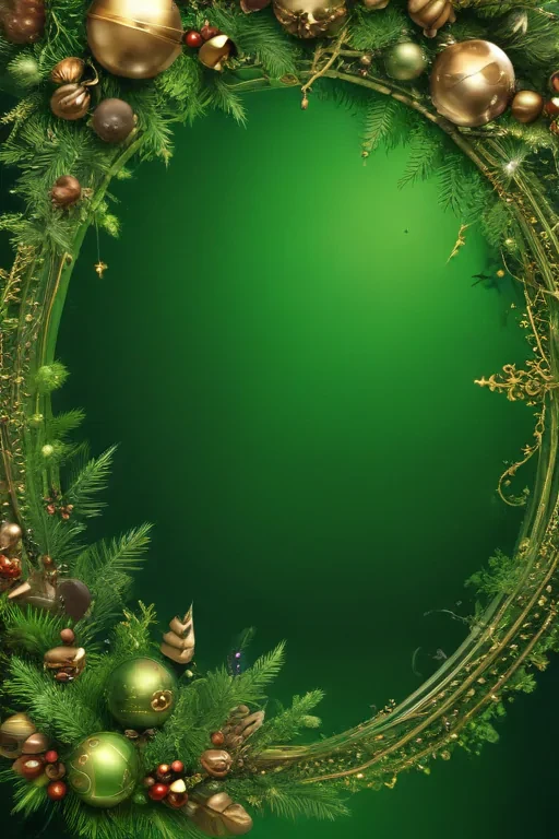green christmas background