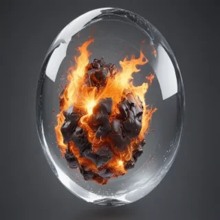 transparent bomb