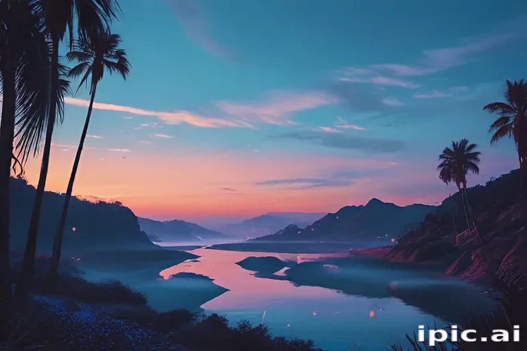 aesthetic blue pictures