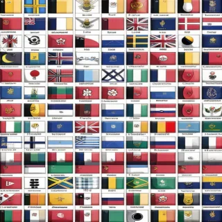 all country flags