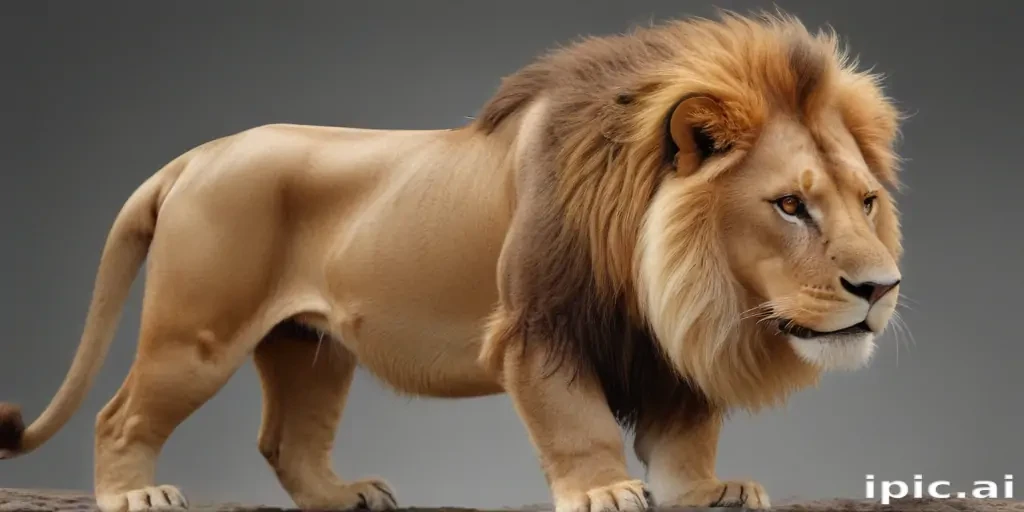 transparent lion