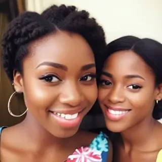cute african women